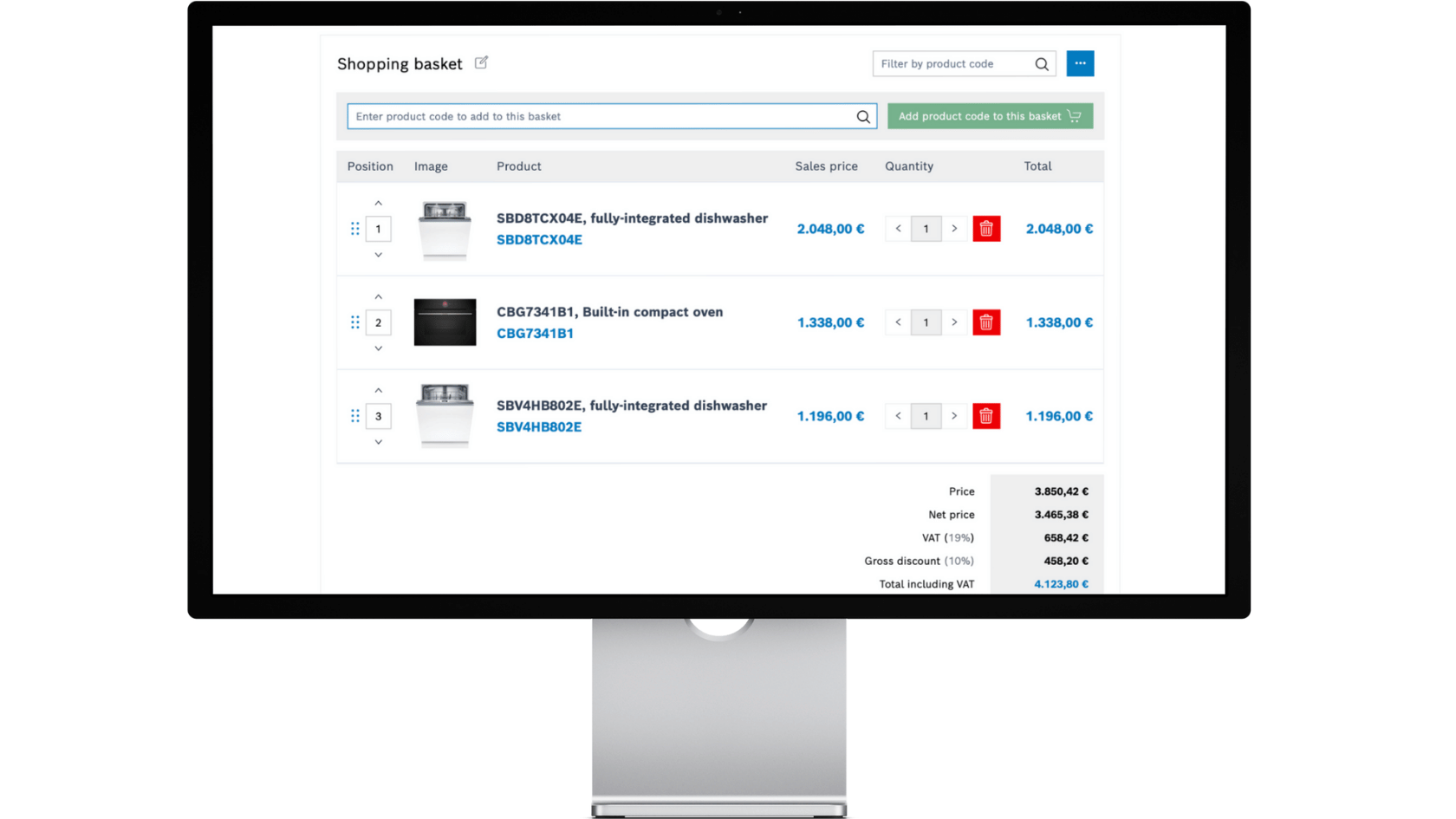 DSA-common-shopping-basket