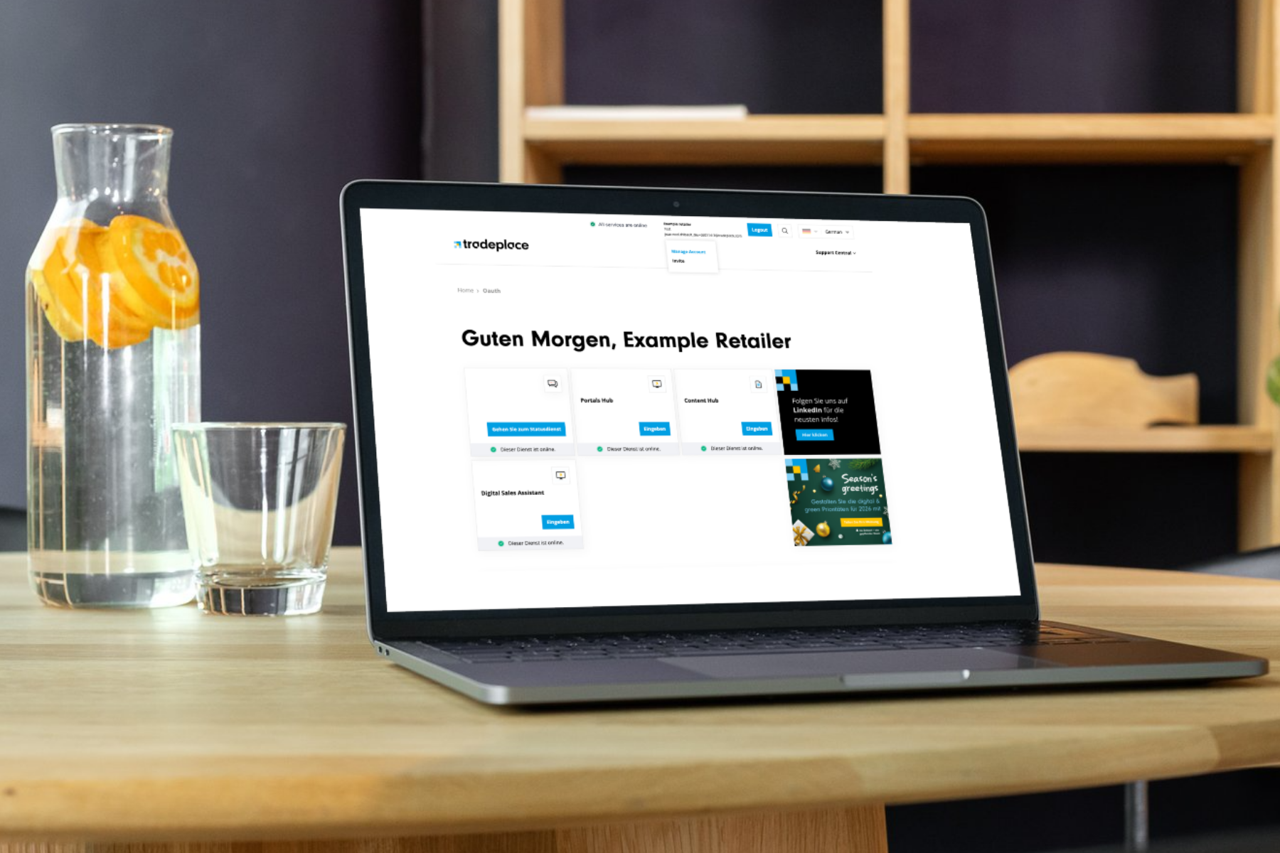 Personalised Home Page