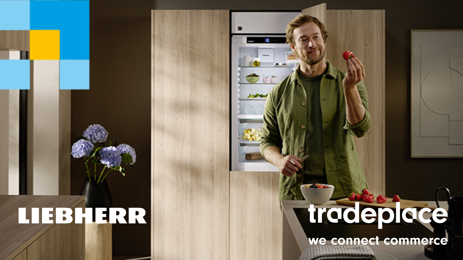 Liebherr fully connected to the Tradeplace solutions.