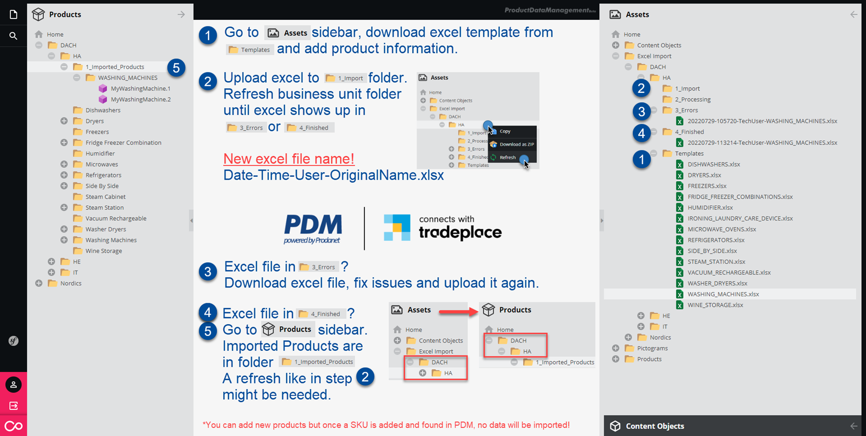 Pdm Excel Import Overview Pdm Excel Import Overview